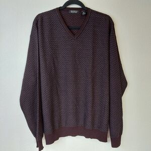 Segreto New‎ Wool V-Neck Longsleeve Sweater Size XL
